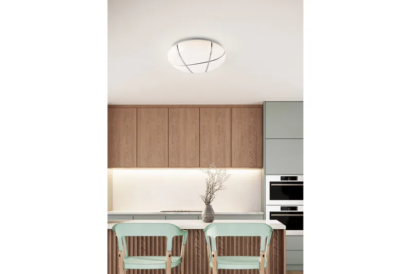 Trio Lighting Tibor LED plafond 28 cm hvit 4000K - Belysning - Innendørsbelysning & Lamper - Taklampe - Takplafond