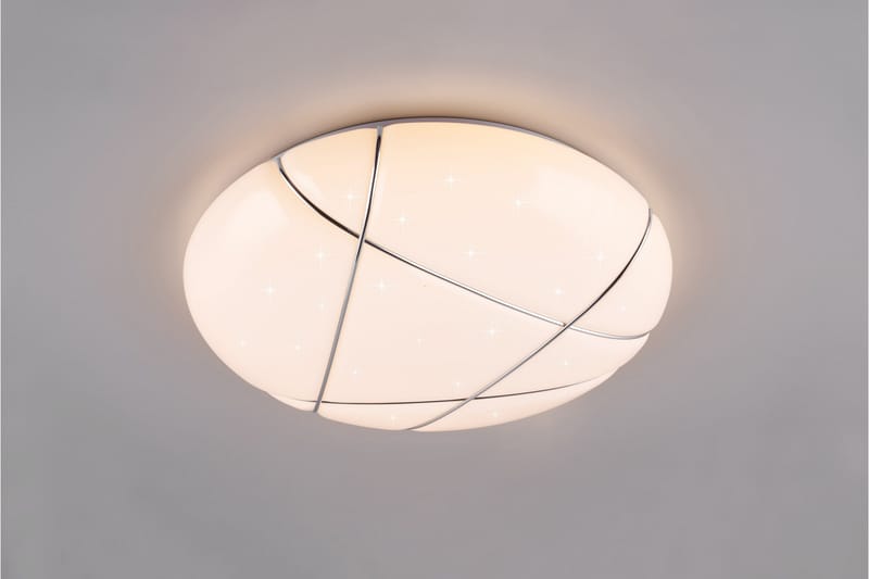 Trio Lighting Tibor LED plafond 48 cm hvit - Belysning - Innendørsbelysning & Lamper - Taklampe - Takplafond