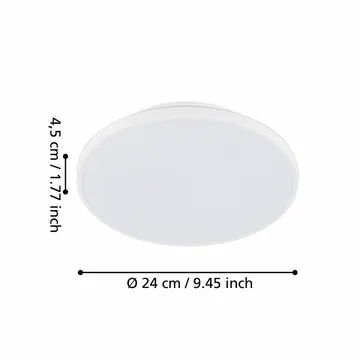 Utenpåliggende lampe Crespillo Structure - 240 mm - Belysning - Innendørsbelysning & Lamper - Taklampe - Takplafond