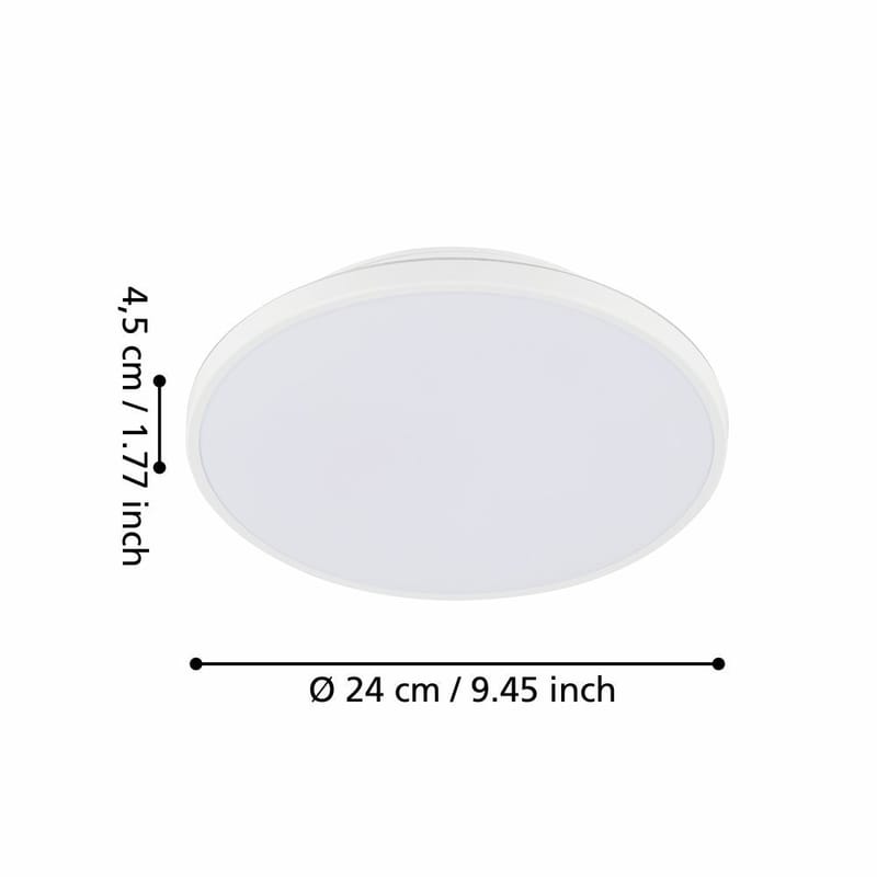 Utenpåliggende lampe Crespillo Structure - 240 mm - Belysning - Innendørsbelysning & Lamper - Taklampe - Takplafond