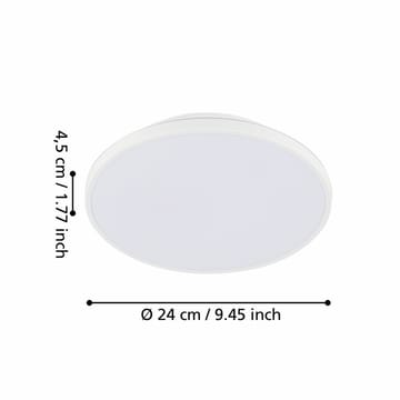 Utenpåliggende lampe Crespillo Structure - 240 mm - Belysning - Innendørsbelysning & Lamper - Taklampe - Takplafond