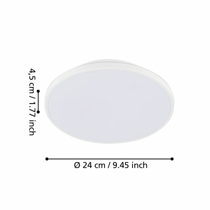 Utenpåliggende lampe Crespillo Structure - 240 mm - Belysning - Innendørsbelysning & Lamper - Taklampe - Takplafond