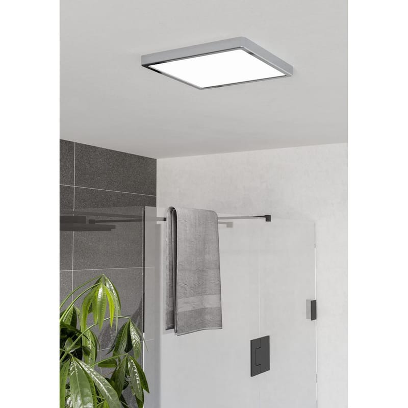 Utenpåliggende lampe Fueva - Krom - Belysning - Innendørsbelysning & Lamper - Taklampe - Takplafond