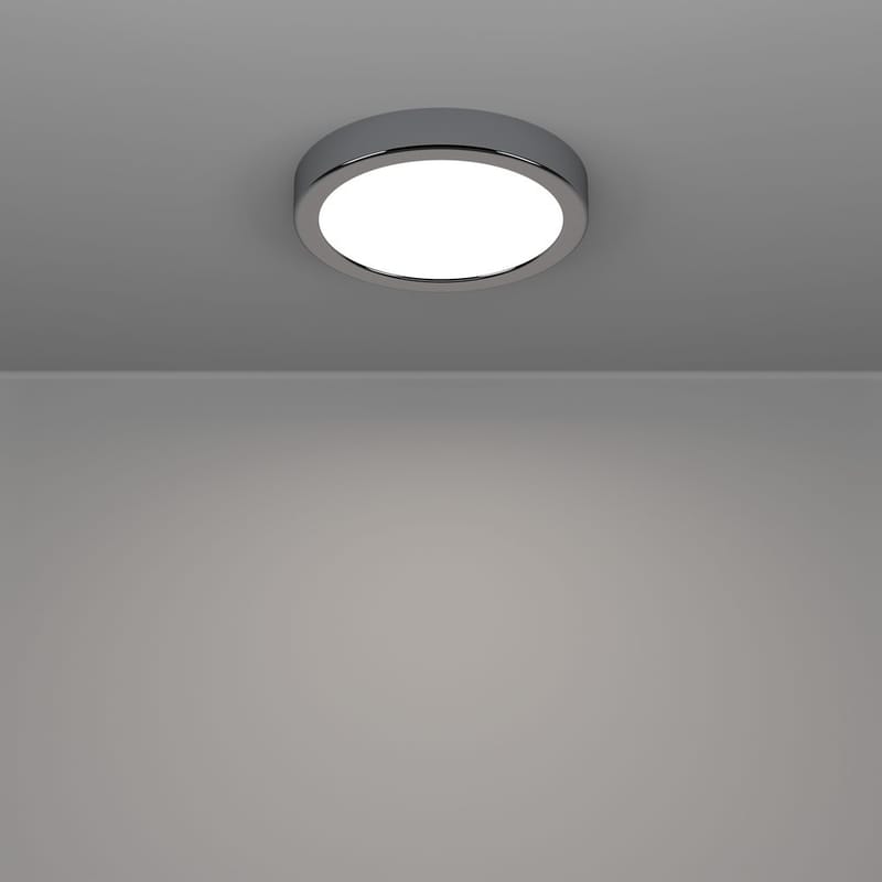 Utenpåliggende lampe Fueva Rund - Krom - Belysning - Innendørsbelysning & Lamper - Taklampe - Takplafond
