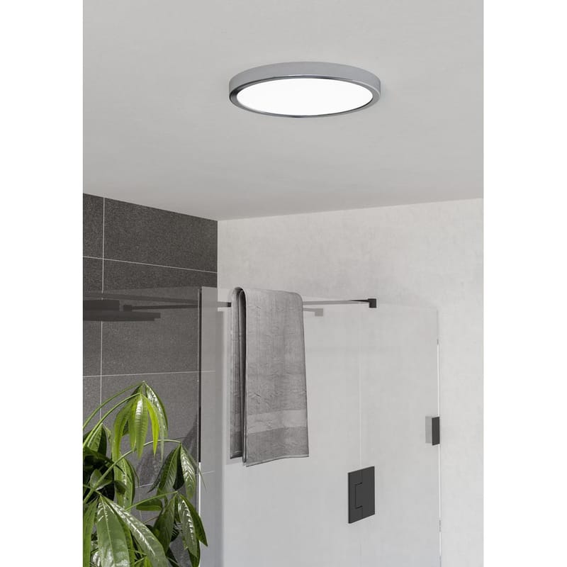 Utenpåliggende lampe Fueva Rund - Krom - Belysning - Innendørsbelysning & Lamper - Taklampe - Takplafond