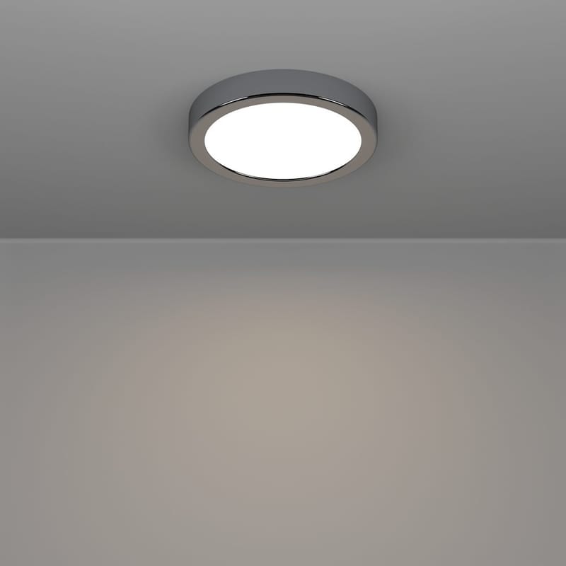 Utenpåliggende lampe Fueva Rund - Krom - Belysning - Innendørsbelysning & Lamper - Taklampe - Takplafond