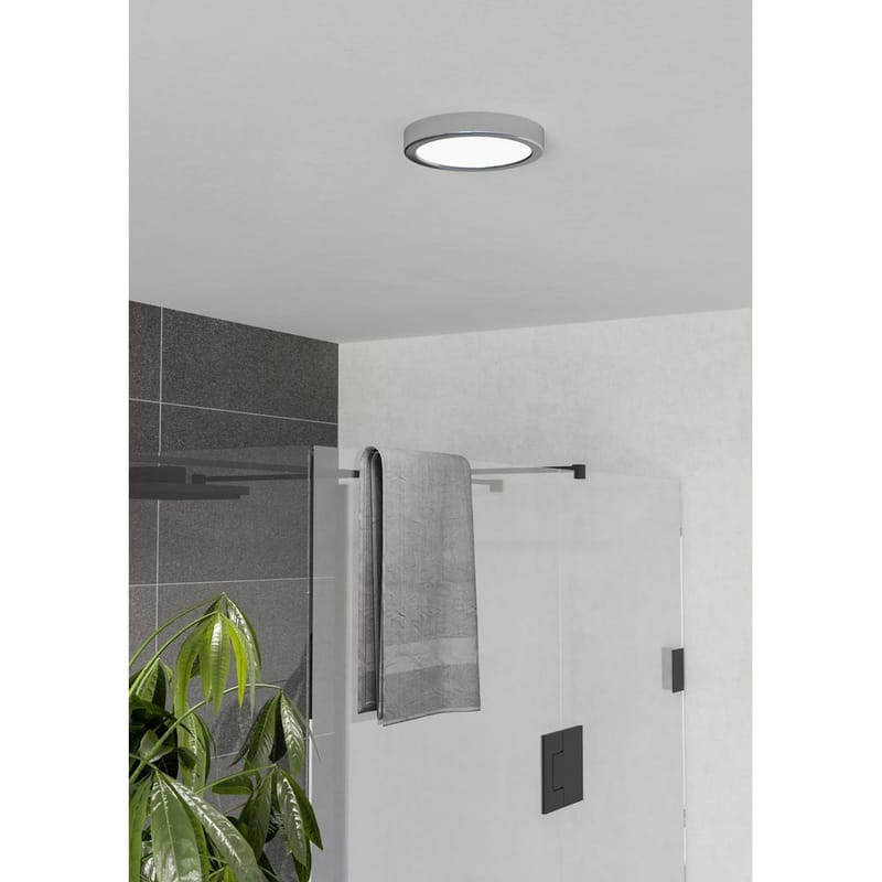 Utenpåliggende lampe Fueva Rund - Krom - Belysning - Innendørsbelysning & Lamper - Taklampe - Takplafond