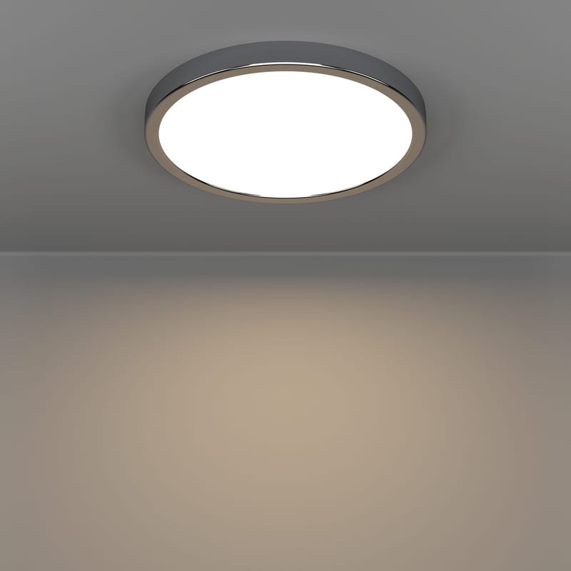 Utenpåliggende lampe Fueva Rund - Krom - Belysning - Innendørsbelysning & Lamper - Taklampe - Takplafond