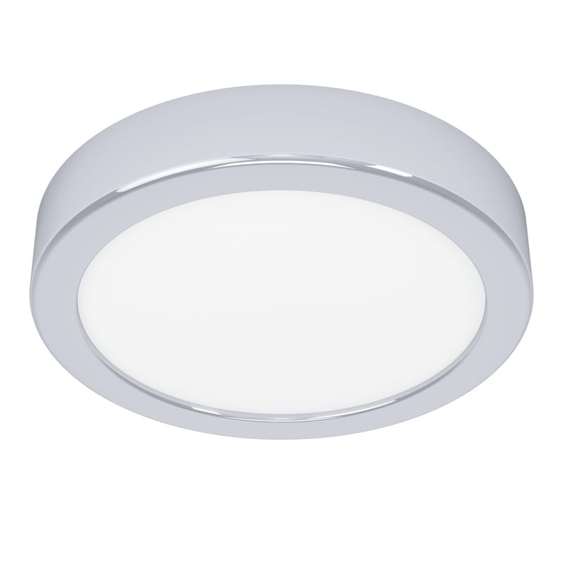 Utenpåliggende lampe Fueva Rund, Krom