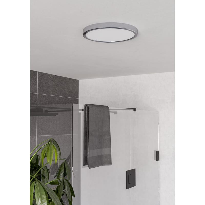 Utenpåliggende lampe Fueva Rund - Krom - Belysning - Innendørsbelysning & Lamper - Taklampe - Takplafond