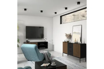 Vallum Plafond - Svart - Belysning - Innendørsbelysning & Lamper - Taklampe - Takplafond