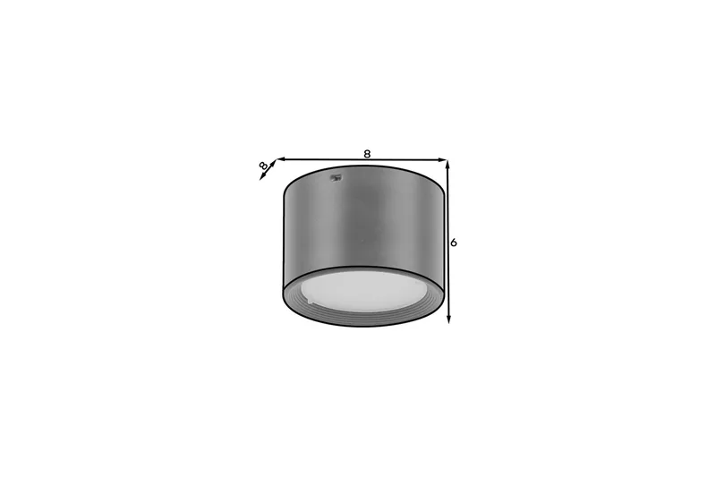 Vallum Plafond Rund - Svart - Belysning - Innendørsbelysning & Lamper - Taklampe - Takplafond