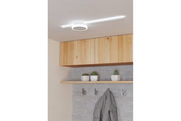 Vegg-/Taklampe Eglo Sarginto Rund Hvit - Hvit - Belysning - Innendørsbelysning & Lamper - Taklampe - Takplafond