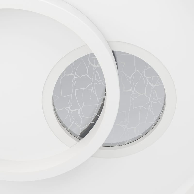 Vegg-/Taklampe Tiriolo - Hvit/Sølv - Belysning - Innendørsbelysning & Lamper - Taklampe - Takplafond