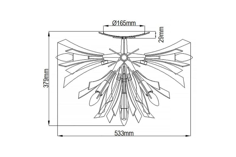 Vida Hinkley Taklampe - Belysning - Innendørsbelysning & Lamper - Taklampe - Takplafond