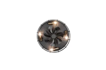 Vifte TRIO Trondheim Matt svart - Matt svart - Belysning - Innendørsbelysning & Lamper - Taklampe - Takplafond