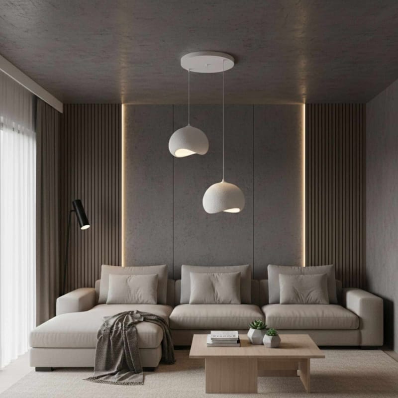 Vyrel pendellampe - Liljehvit - Belysning - Innendørsbelysning & Lamper - Taklampe - Krystallkrone & takkrone