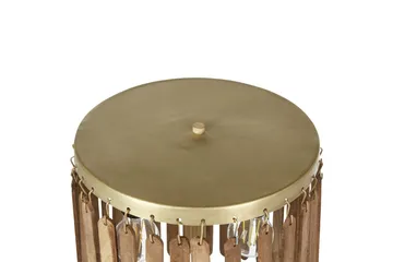 Tenedos Bordlampe 77 cm E27 - Messing/Mørkt tre - Belysning - Innendørsbelysning & Lamper - Bordlampe