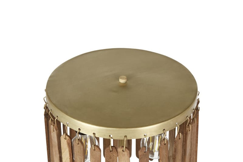 Tenedos Bordlampe 77 cm E27 - Messing/Mørkt tre - Belysning - Innendørsbelysning & Lamper - Bordlampe
