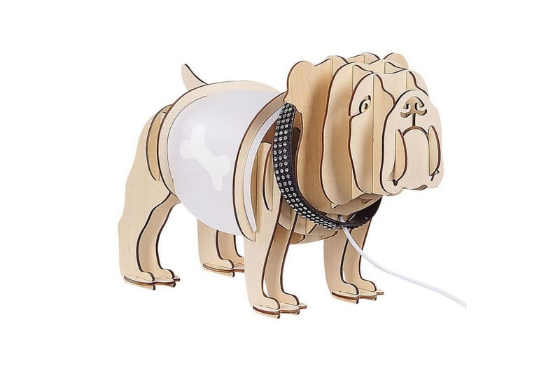 Tinker Bordlampe 22 cm E14, Lyst tre