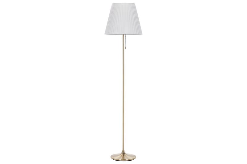 Toryl Gulvlampe 148 cm - Messing/Hvit - Belysning - Innendørsbelysning & Lamper - Gulvlampe