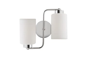 Vegg lampe Jaska To Sølv - Sølv - Belysning - Innendørsbelysning & Lamper - Gulvlampe