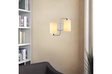 Vegg lampe Jaska To Sølv - Sølv - Belysning - Innendørsbelysning & Lamper - Gulvlampe