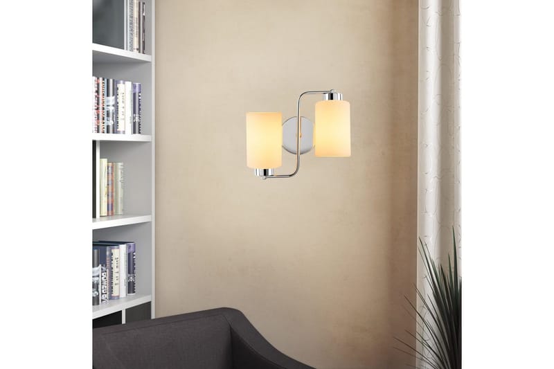 Vegg lampe Jaska To Sølv - Sølv - Belysning - Innendørsbelysning & Lamper - Gulvlampe