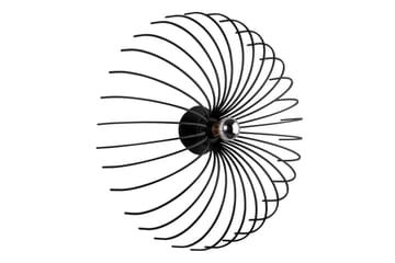 Vegg lampe Subbersta Svart - Diameter: 16 cm - Belysning - Innendørsbelysning & Lamper - Gulvlampe