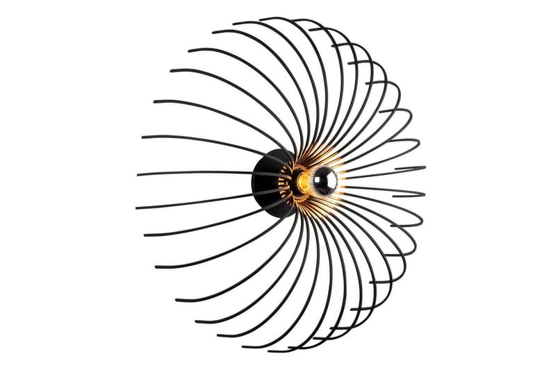 Vegg lampe Subbersta Svart - Diameter: 16 cm - Belysning - Innendørsbelysning & Lamper - Gulvlampe