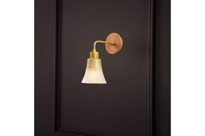 Vegg lampe Vellor Gull - Gull - Belysning - Innendørsbelysning & Lamper - Gulvlampe