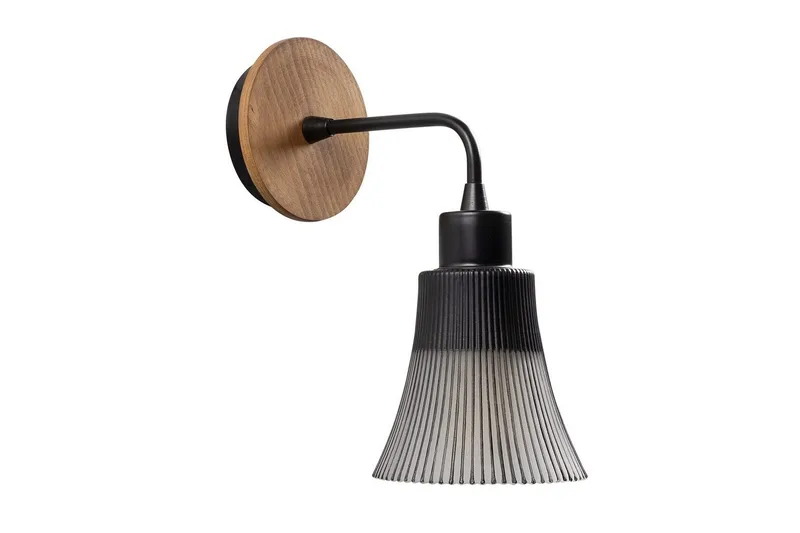 Vegg lampe Vellor Svart - Svart - Belysning - Innendørsbelysning & Lamper - Gulvlampe