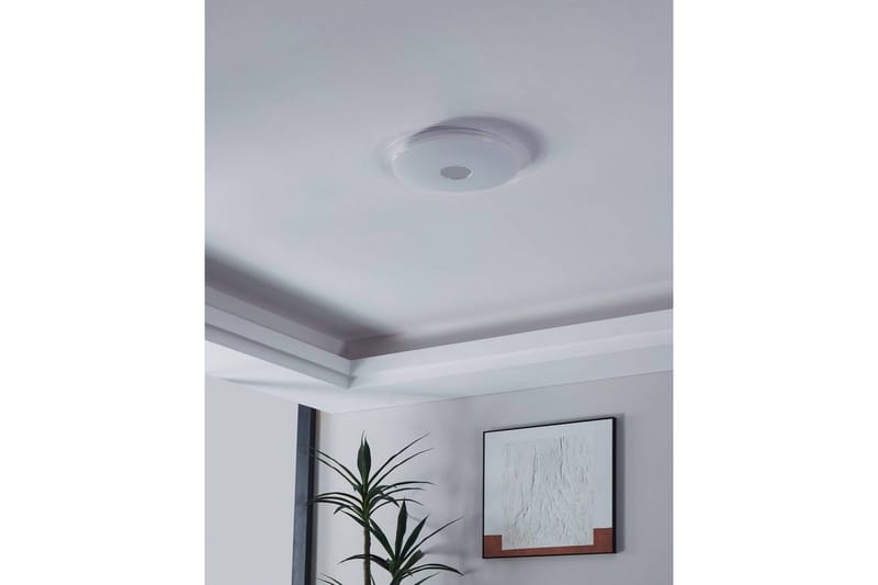 Vegg-/Taklampe Eglo Lanciano 1 400 mm - Hvit - Belysning - Innendørsbelysning & Lamper - Taklampe - Takplafond