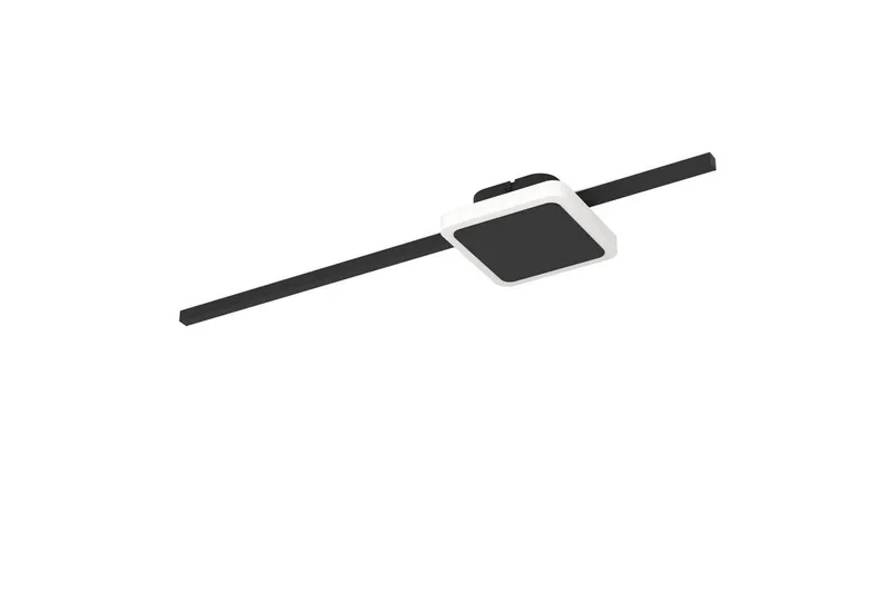 Vegg-/taklampe Eglo Sarginto kvadrat svart hvit, Svart/Hvit