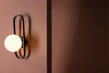 Alpes Veggplafond 19 cm - Svart - Belysning - Innendørsbelysning & Lamper - Vegglampe