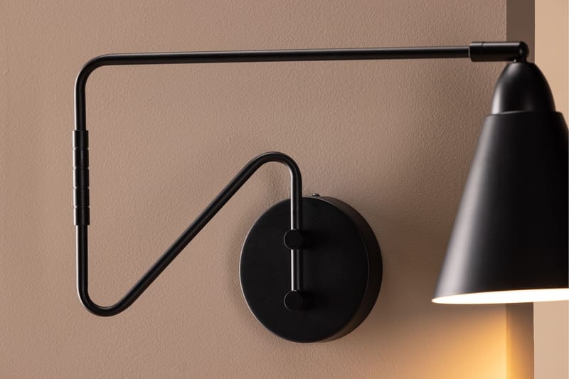Amicola Vegglampe 24 cm - Svart - Belysning - Innendørsbelysning & Lamper - Vegglampe - Veggarmatur