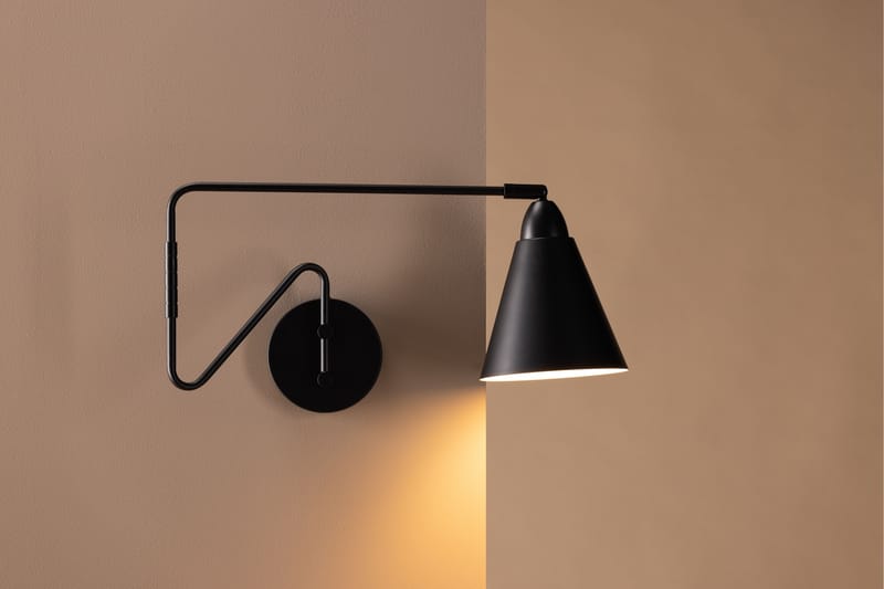 Amicola Vegglampe 24 cm - Svart - Belysning - Innendørsbelysning & Lamper - Vegglampe - Veggarmatur
