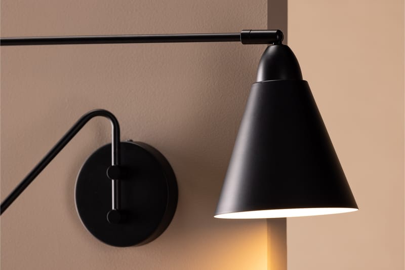 Amicola Vegglampe 24 cm - Svart - Belysning - Innendørsbelysning & Lamper - Vegglampe - Veggarmatur