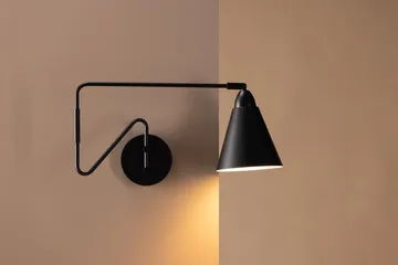 Amicola vegglampe 24 cm - Svart - Belysning - Innendørsbelysning & Lamper - Vegglampe