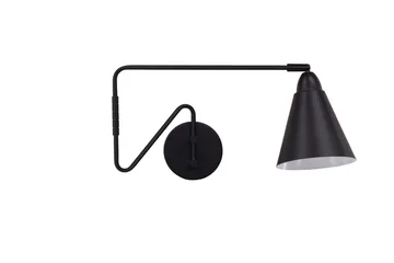 Amicola vegglampe 24 cm - Svart - Belysning - Innendørsbelysning & Lamper - Vegglampe