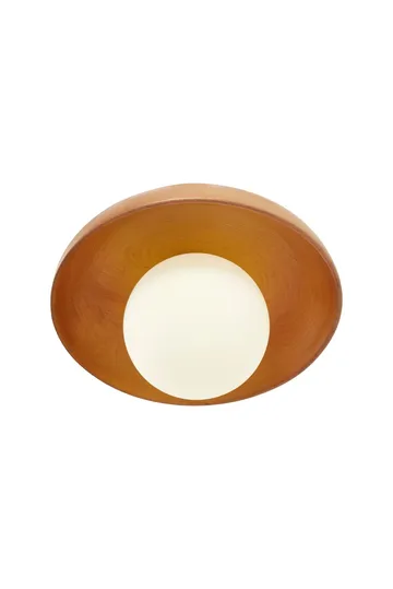 Beylin vegglampe 24 cm rund - Eik Hvit - Belysning - Innendørsbelysning & Lamper - Vegglampe