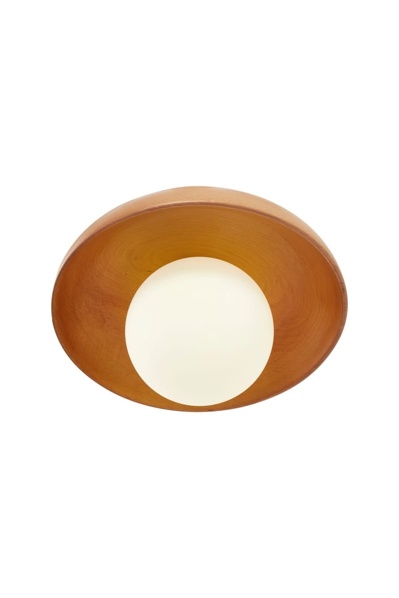 Beylin vegglampe 24 cm rund - Eik Hvit - Belysning - Innendørsbelysning & Lamper - Vegglampe