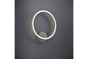 Vegglampe Eglo Cadinaro Grå/Tre Rund - Belysning - Innendørsbelysning & Lamper - Vegglampe