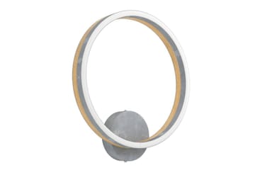 Vegglampe Eglo Cadinaro Grå/Tre Rund - Belysning - Innendørsbelysning & Lamper - Vegglampe