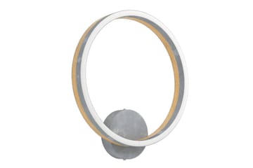 Vegglampe Eglo Cadinaro Grå/Tre Rund - Belysning - Innendørsbelysning & Lamper - Vegglampe