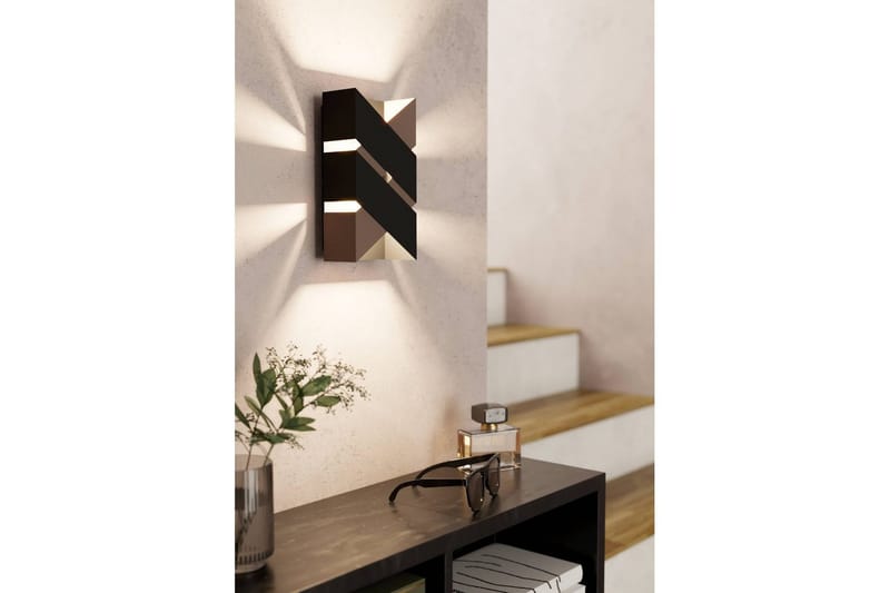 Vegglampe Eglo Gurare - Svart - Belysning - Innendørsbelysning & Lamper - Vegglampe