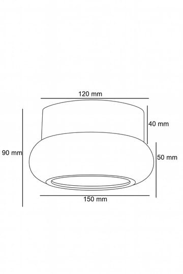 Eryvin vegglampe 15 cm rund - Valnøtt Beige - Belysning - Innendørsbelysning & Lamper - Vegglampe