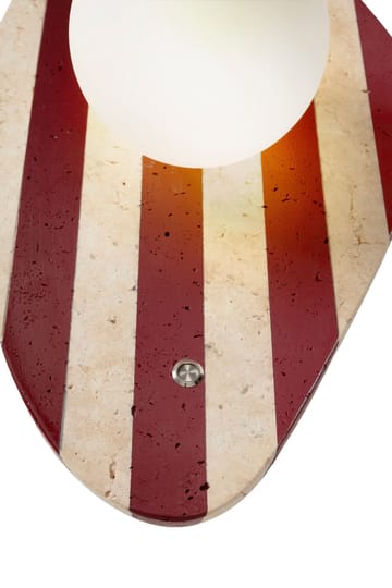 Javoren vegglampe 10 cm - Beige, Hvit, Rød - Belysning - Innendørsbelysning & Lamper - Vegglampe