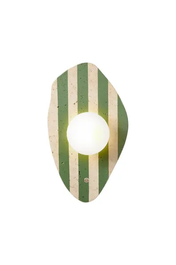 Javoren vegglampe 10 cm - Beige Hvit Grønn - Belysning - Innendørsbelysning & Lamper - Vegglampe