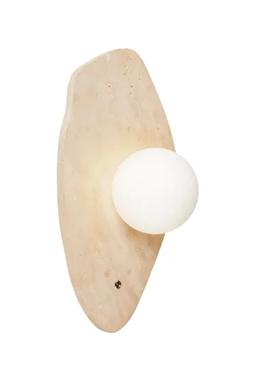 Javoren vegglampe 10 cm - Beige Hvit - Belysning - Innendørsbelysning & Lamper - Vegglampe